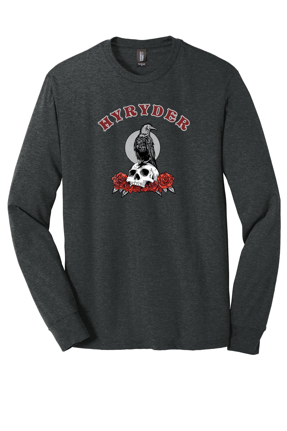 Hyryder unisex long sleeve - Black Frost