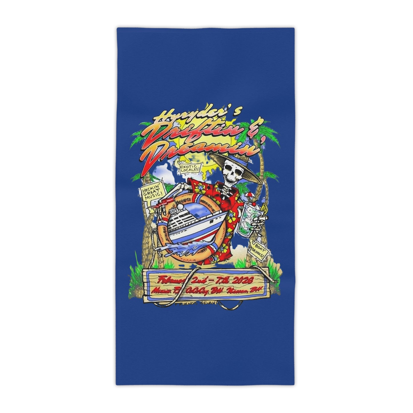 Hyryder's 2026 Driftin' & Dreamin' Beach Towel