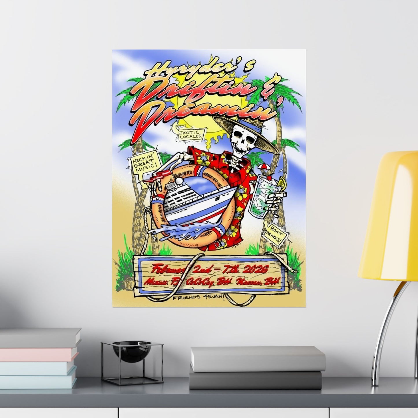 Hyryder’s 2026 Driftin’ & Dreamin’ Poster 18"x24"