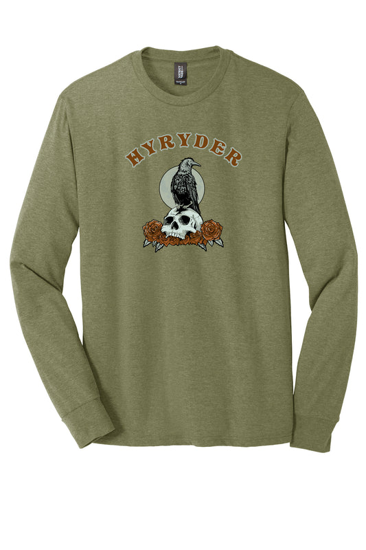 Hyryder unisex long sleeve - Military Green Frost