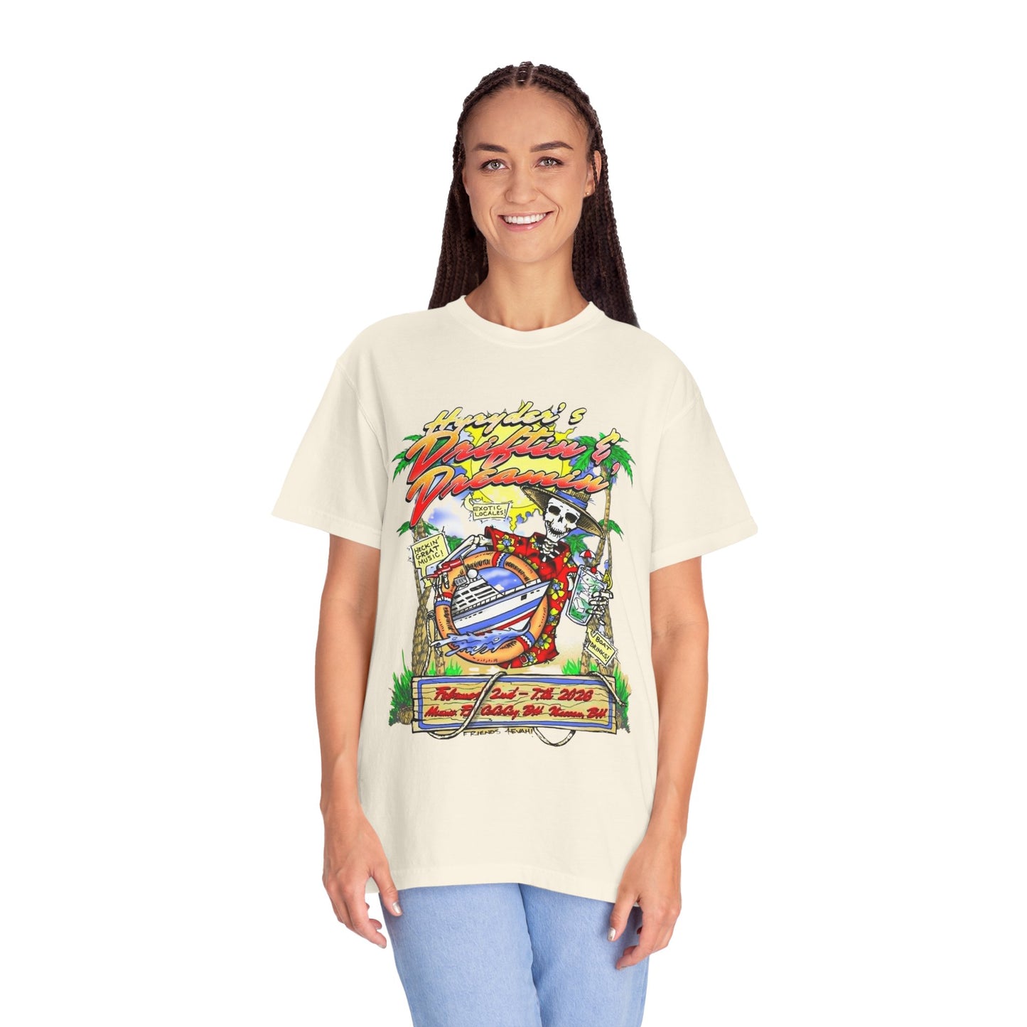 Hyryder's 2026  Drifitin' & Dreamin' Cruise T-shirt: No Image on Back