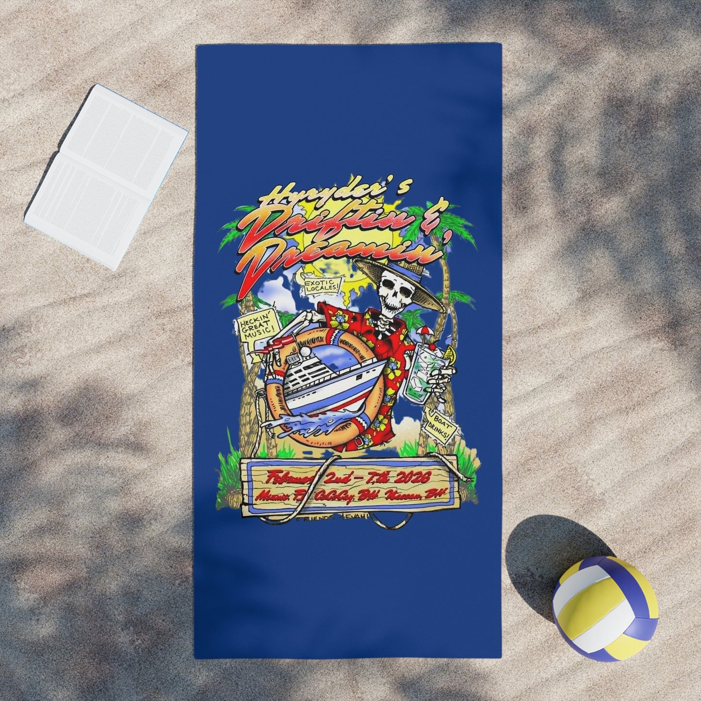 Hyryder's 2026 Driftin' & Dreamin' Beach Towel