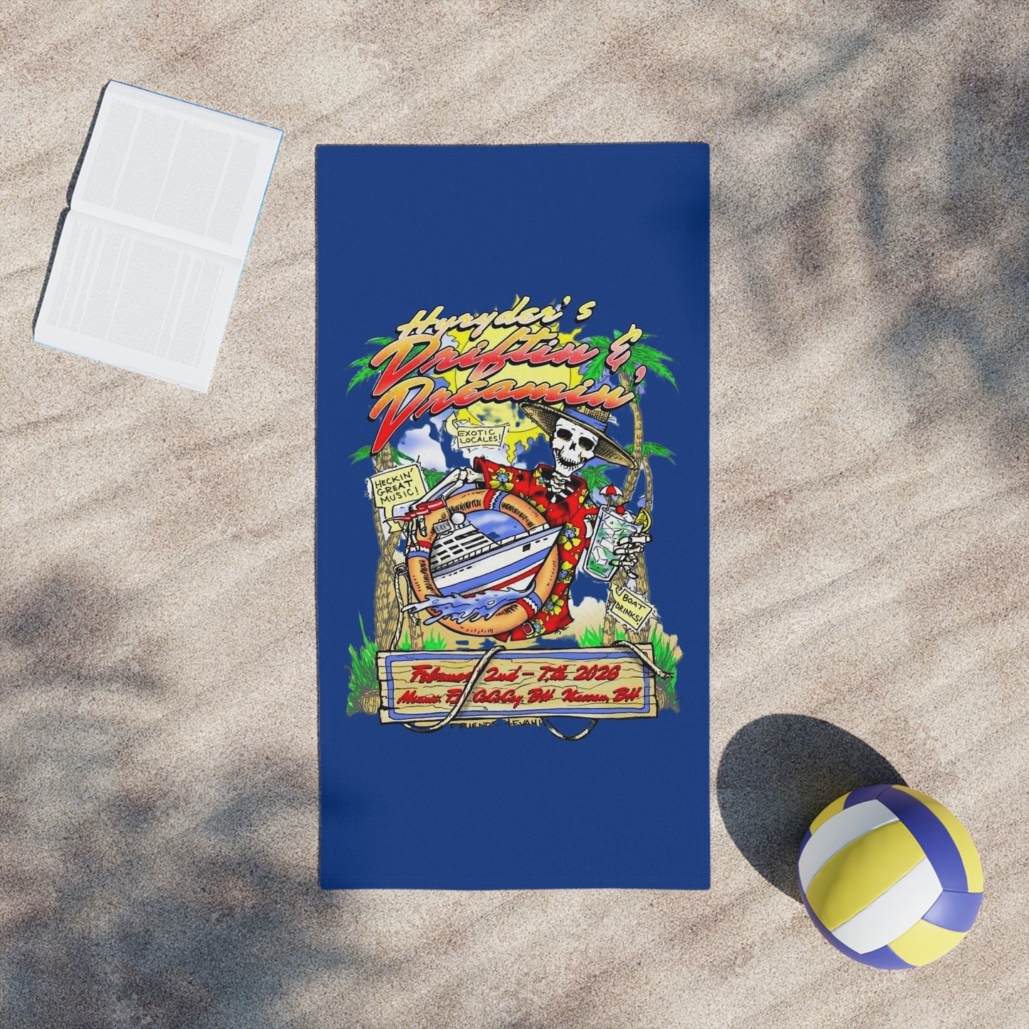 Hyryder's 2026 Driftin' & Dreamin' Beach Towel