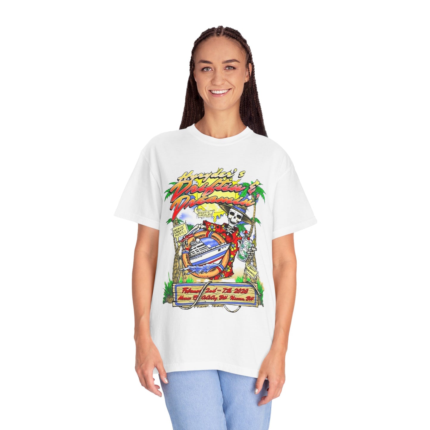 Hyryder's 2026  Drifitin' & Dreamin' Cruise T-shirt: No Image on Back